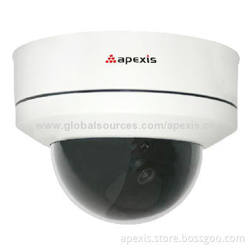 In-room 1,080P Security Dome Megapixel IP Camera, Supports Two-way Audio Function